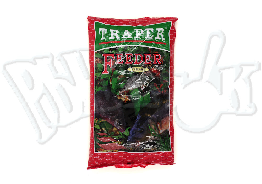 Прикормка TRAPER Secret Feeder red (Фидер красный) 1кг Прикормка привлекающая