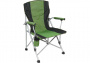 Кресло с подлокотинками зеленое (MC-118-2)