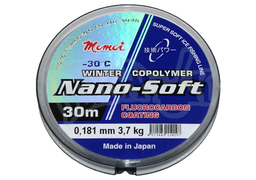 Леска Nano-Soft Winter 30м (0,165мм, 3,1кг) прозрачная
