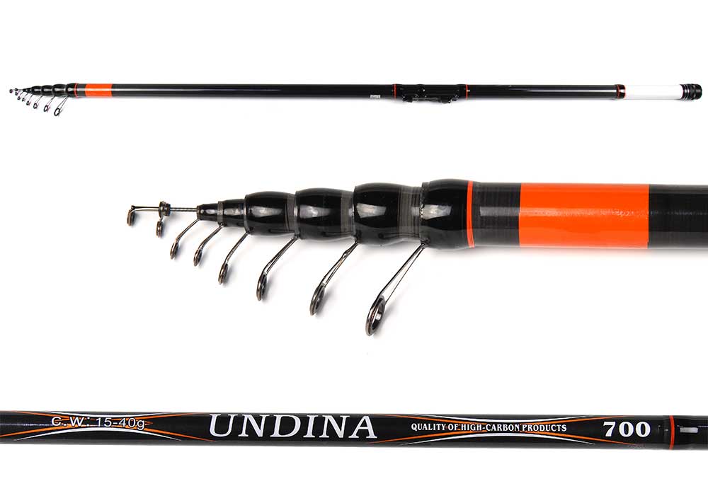 Удилище Condor Undina, 7.0м,тест 15-40гр,карбон c кольцами (82300700K)