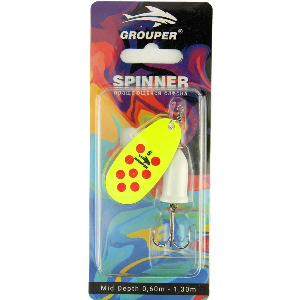 Блесна вертушка Spinner Grouper 5 цвет 010