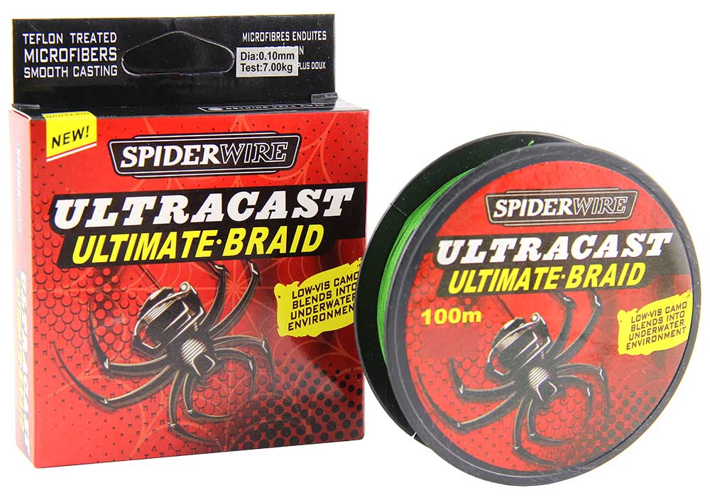 Леска плетеная Spider wire Ultracast 100м 0,12мм