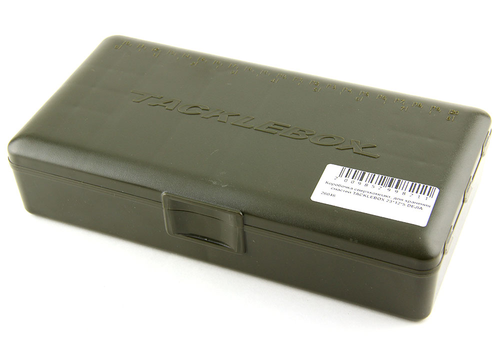 Коробочка сверхкомпакт. для хранения снастей TACKLEBOX 23*12*5 DEJIA