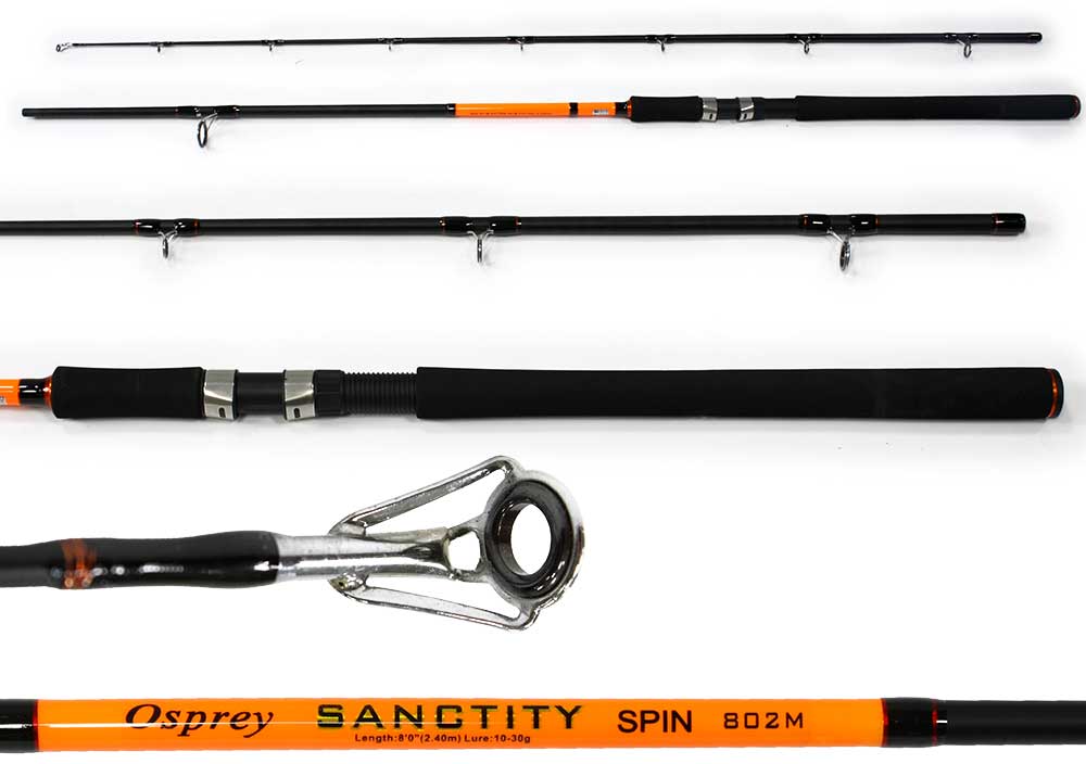 Спиннинг Osprey SANCTITY 2,4м (802M) (10-30г) пробковая ручка 