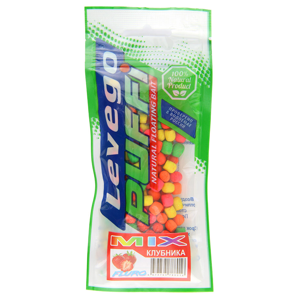 Тесто плавающее PUFFI LEVEGO mix 15гр КЛУБНИКА