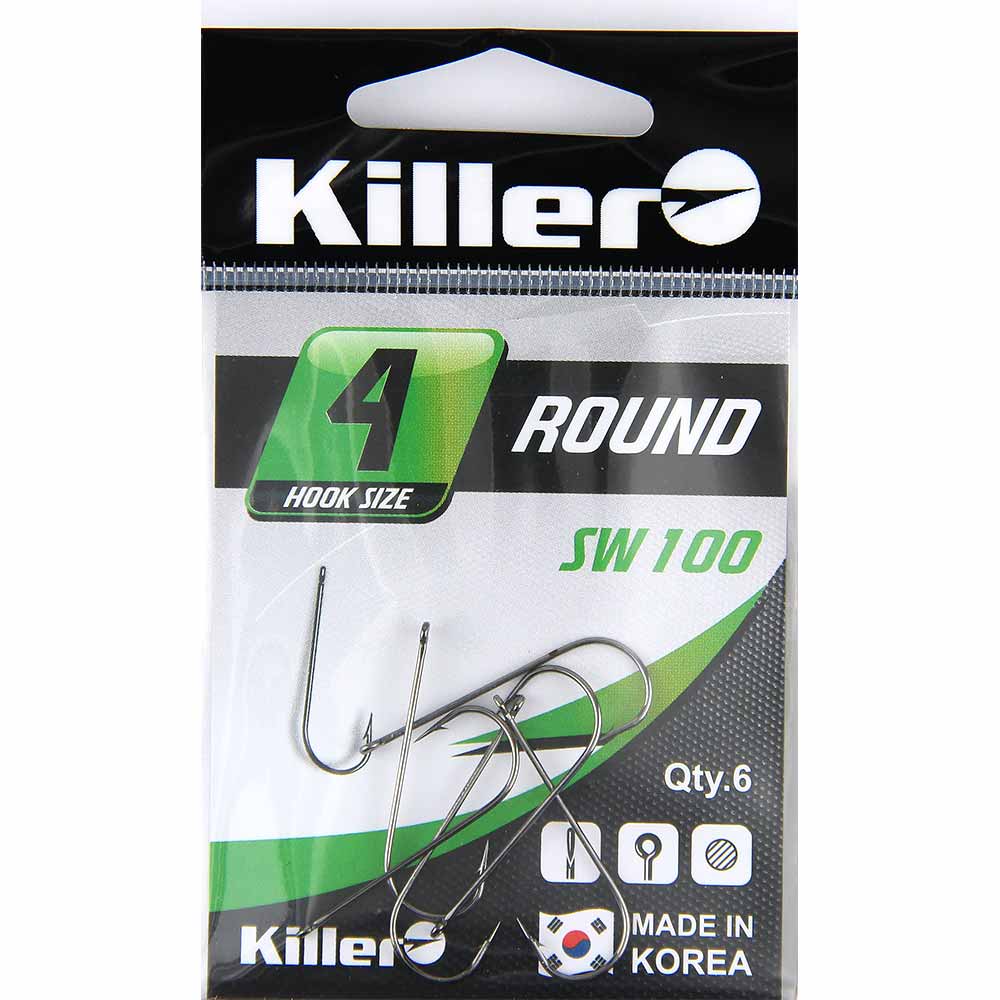 Крючки Killer ROUND №4 (100)