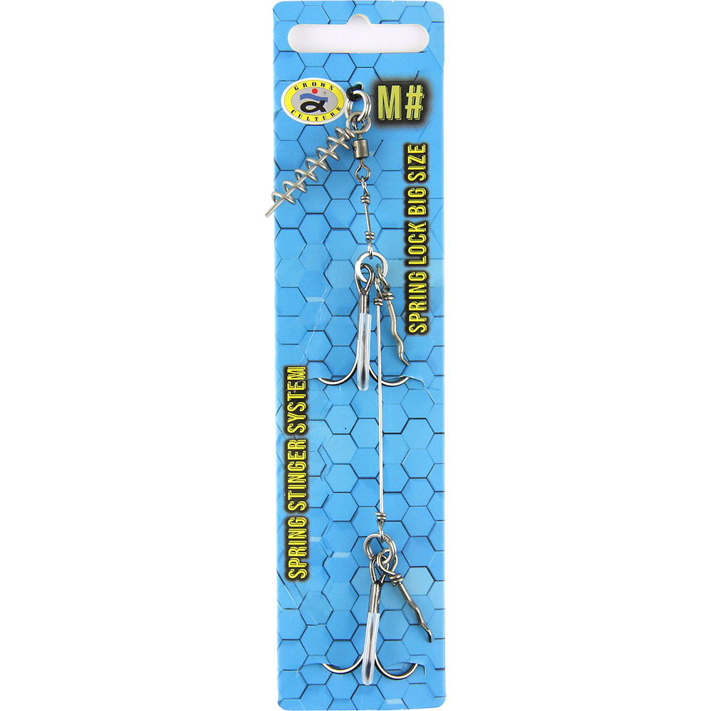 Оснастка стингер со спиралью Spring Lock Big Size #M (18-23см/105мм/1/30кг)
