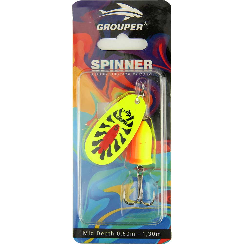 Блесна вертушка Spinner Grouper 5 цвет 002