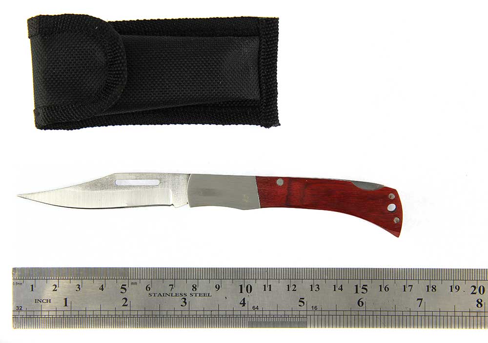 Нож складной дерево АС 003-C