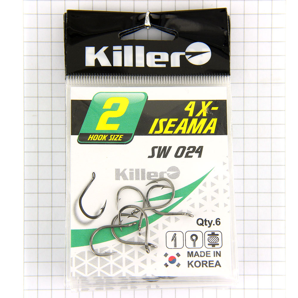 Крючки Killer 4x-ISEAMA  №2 (024)