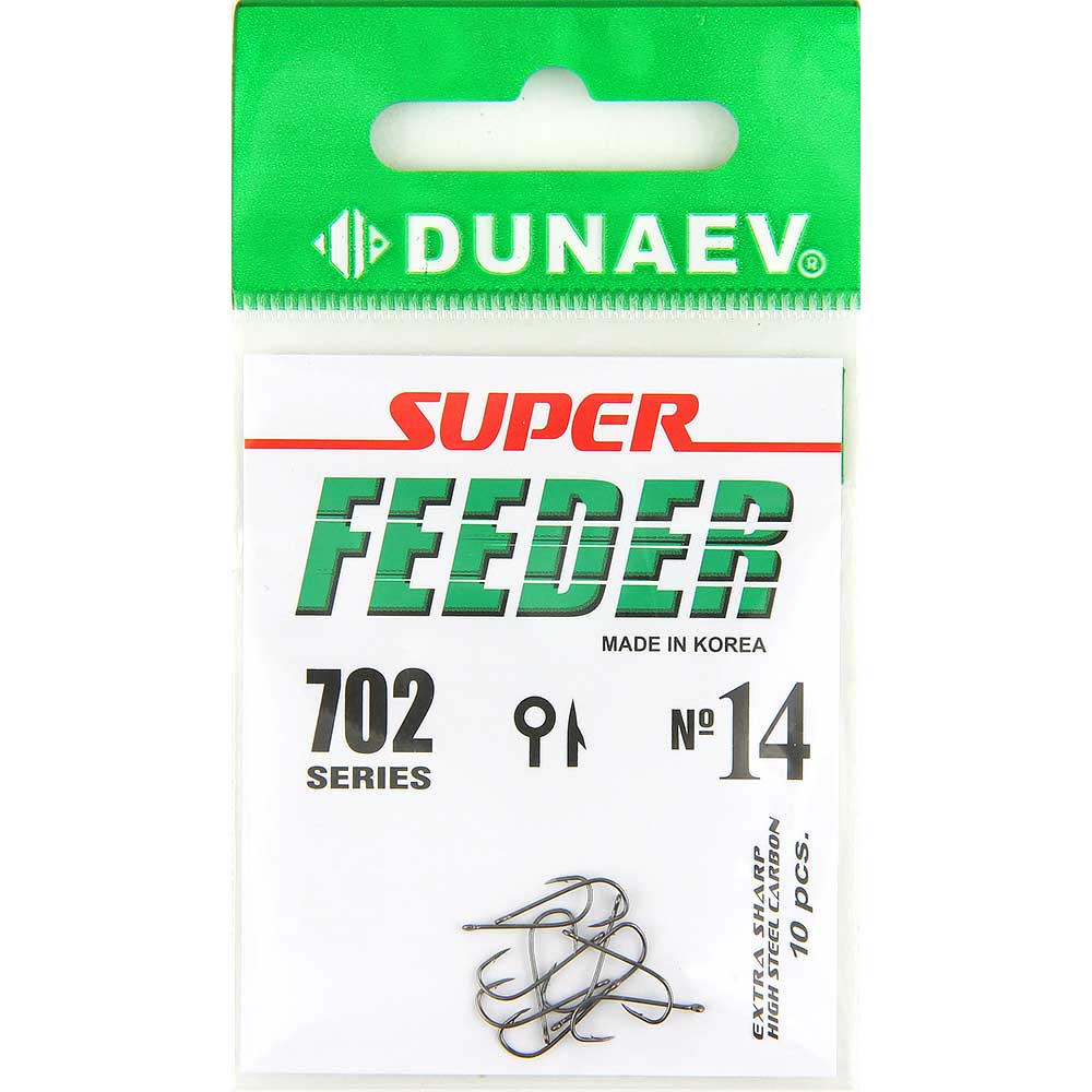 Крючок Dunaev Super Feeder 702 # 14 (упак. 10 шт)