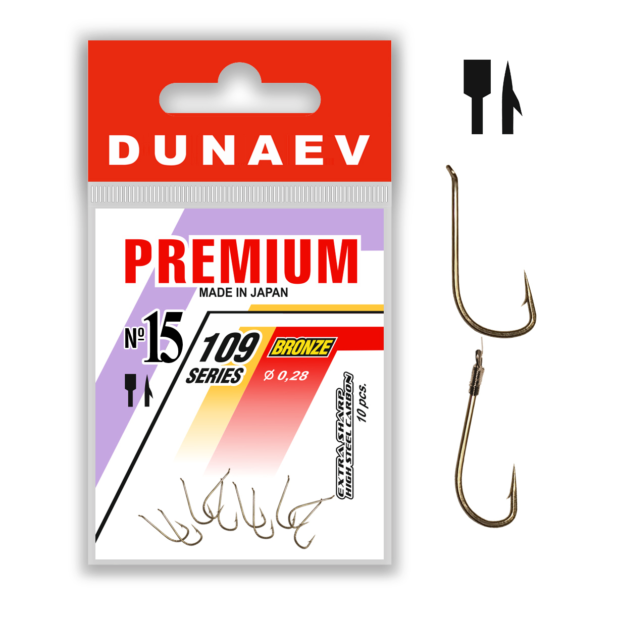 Крючок Dunaev Premium 109#15