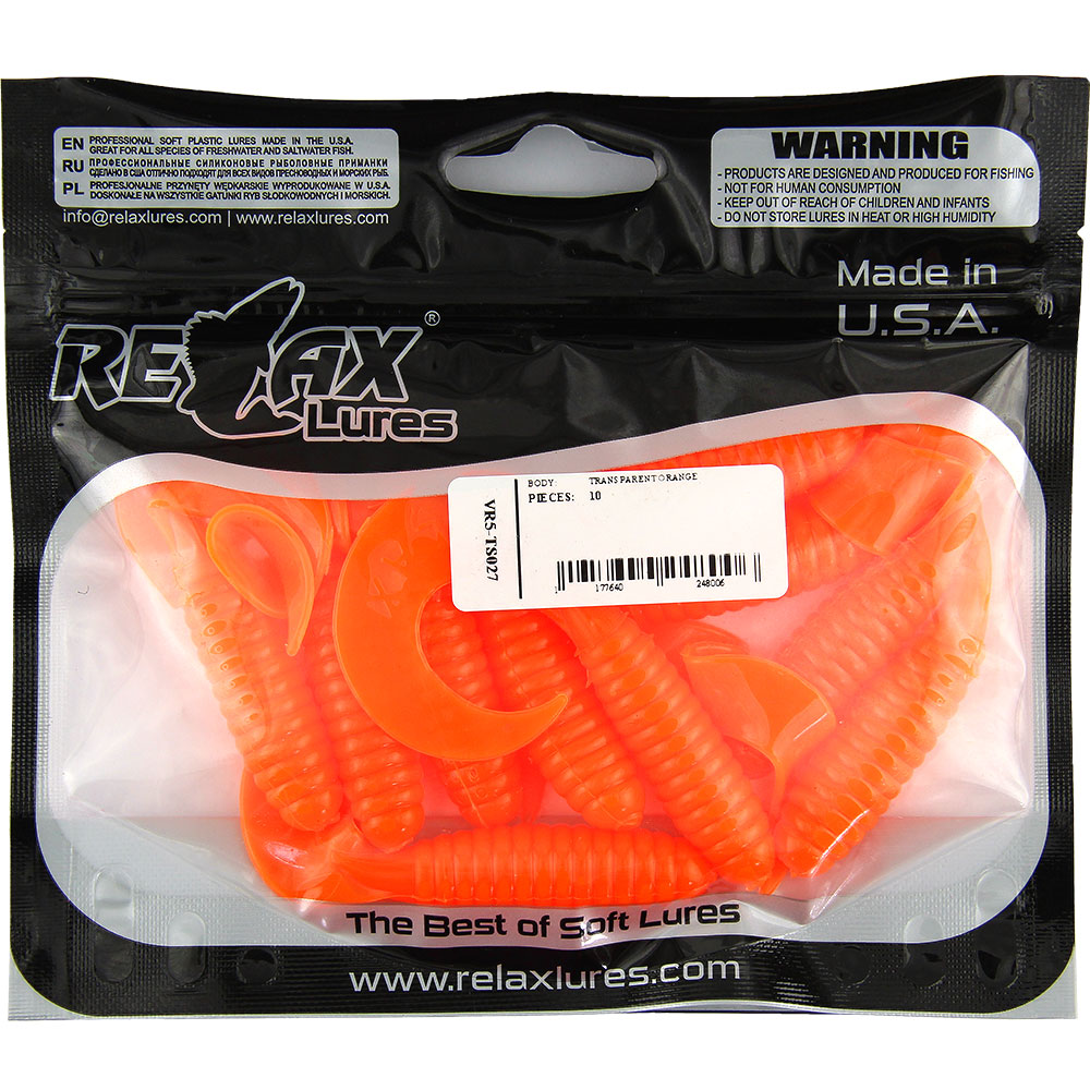 Твистер RELAX 5 (9см) VR5-TS-027 (10шт) (цена за 1упак)