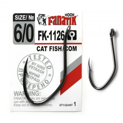 Крючки FANATIK FK-1126 CAT FISH/COM №6/0 (1)