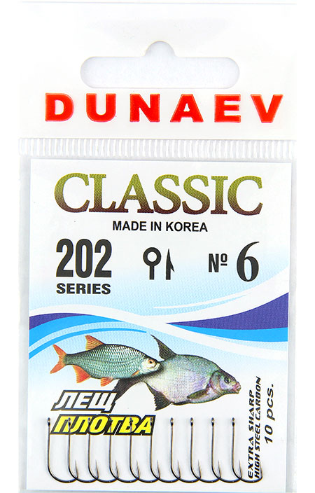 Крючок Dunaev Classic 202#6