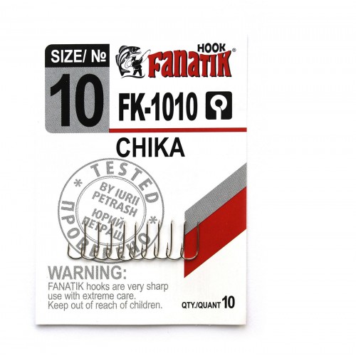 Крючки FANATIK FK-1010 CHIKA №10 (10)