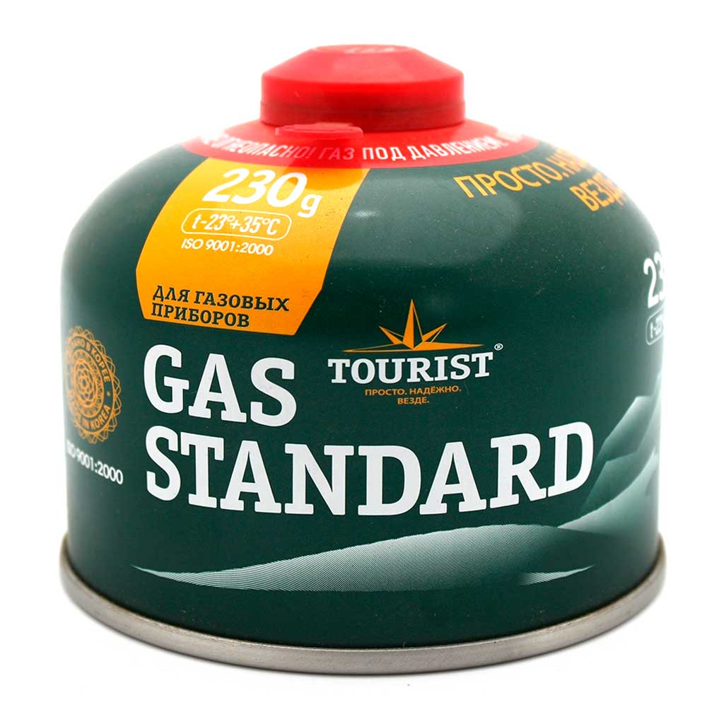 Баллон газовый TOURIST 230гр,резьба Standard