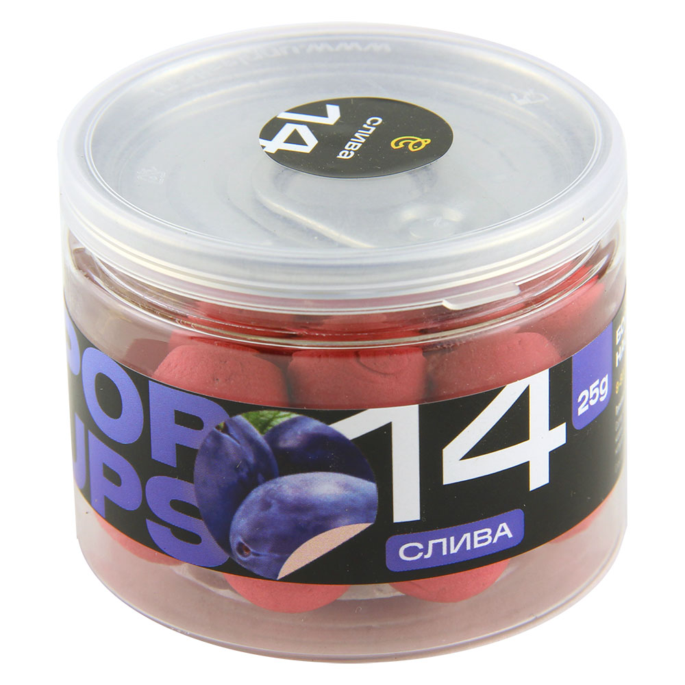 Бойлы CARPELLA POP-UP 14мм Слива (25г)