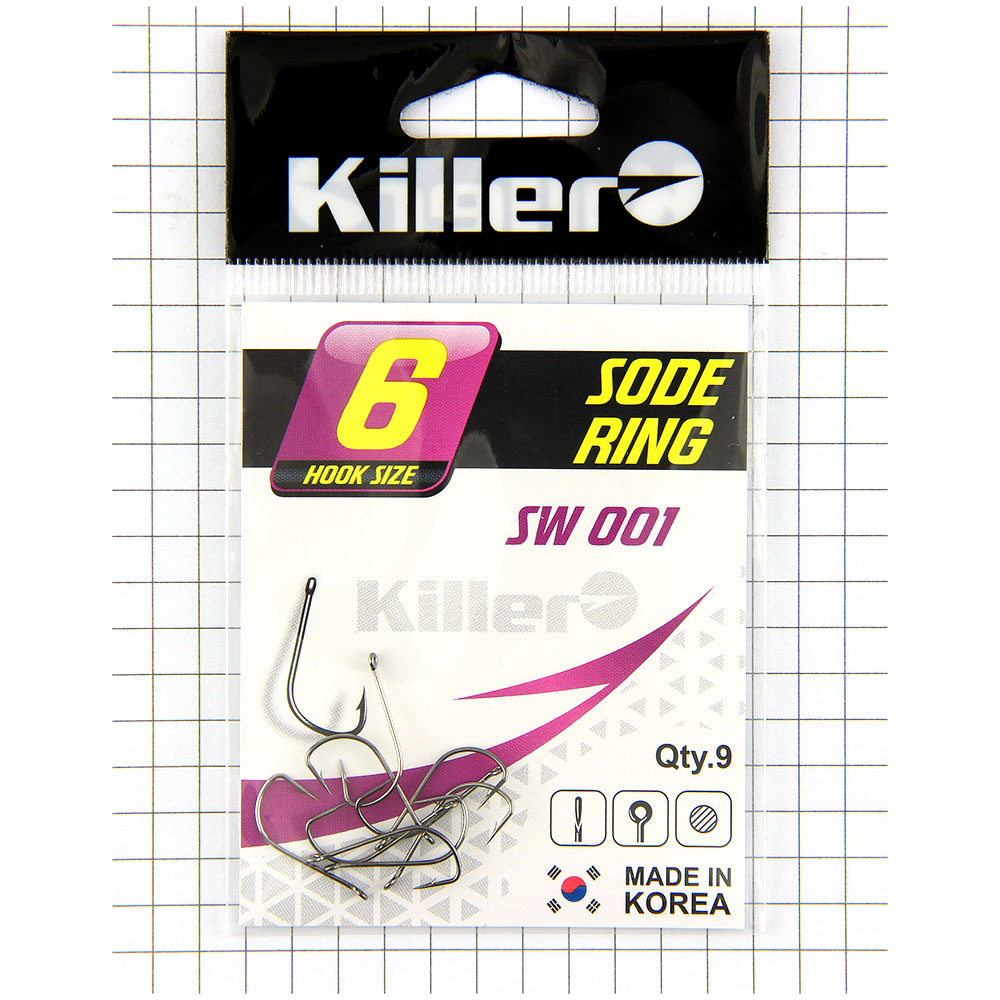 Крючки Killer SODE-RING №6 (001)