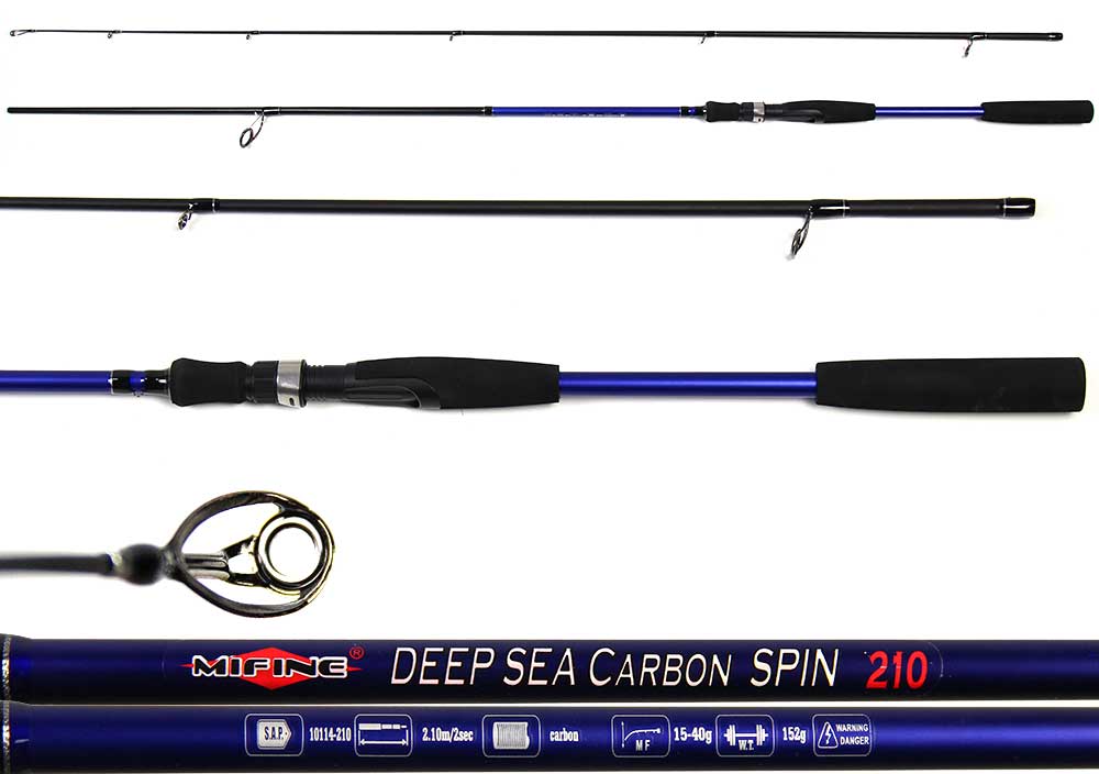 Спиннинг MIFINE DEEP SEA carbon SPIN 2,1м (15-40g) 10114