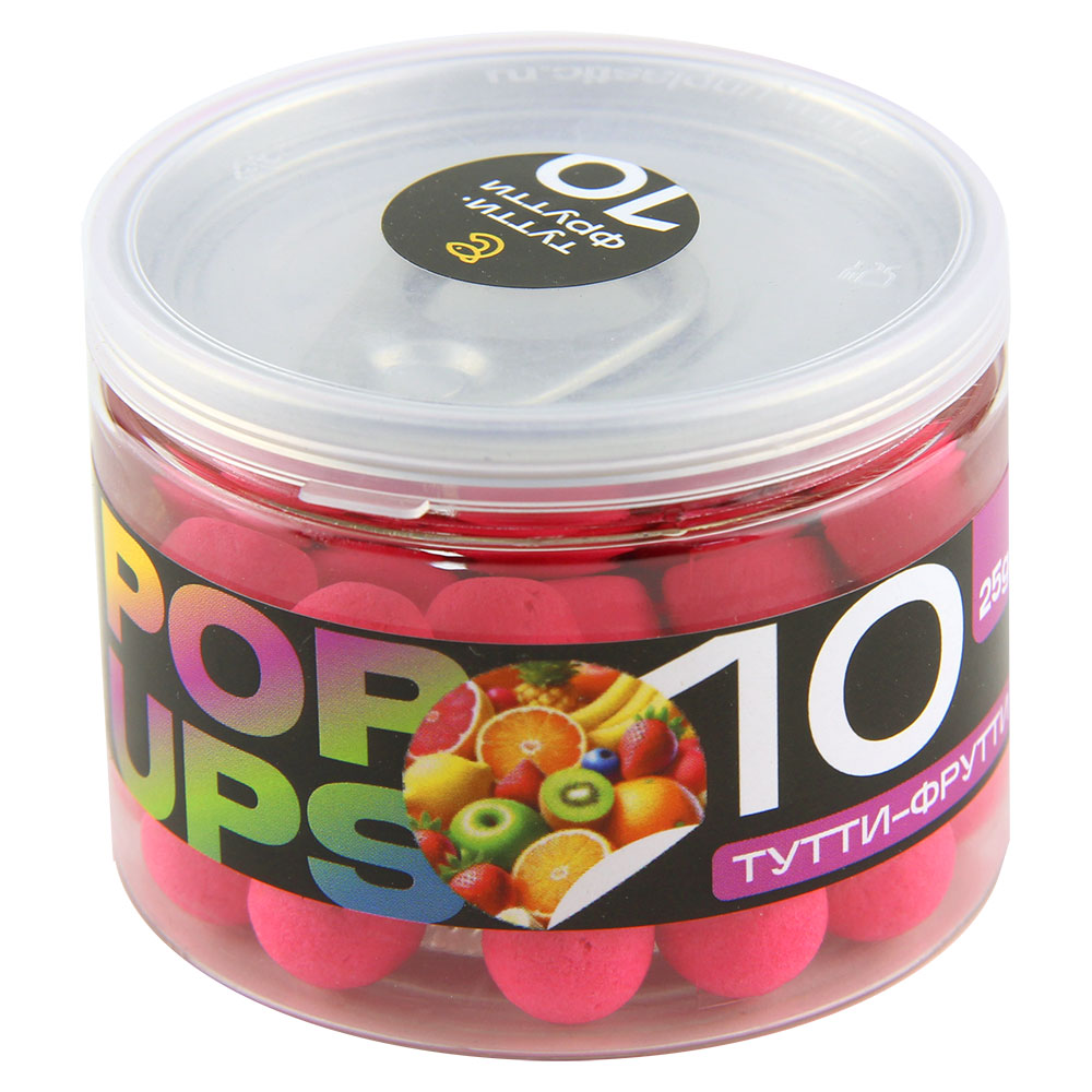 Бойлы CARPELLA POP-UP 10мм Тутти-Фрутти (25г)