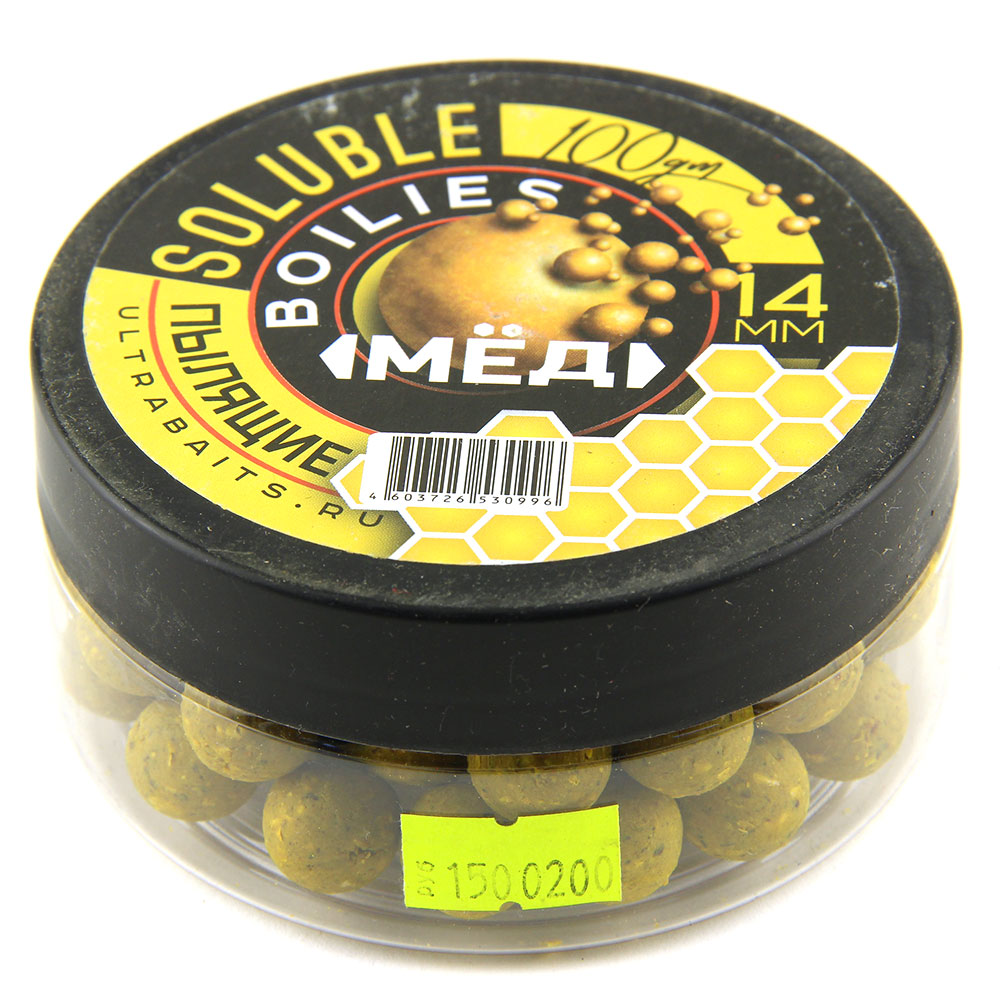 Бойлы SOLUBLE МЁД 14мм 100гр