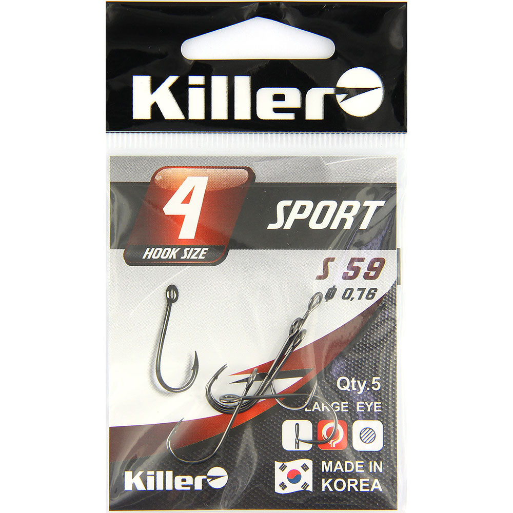 Крючки Killer S-59 SPORT №4  (5)