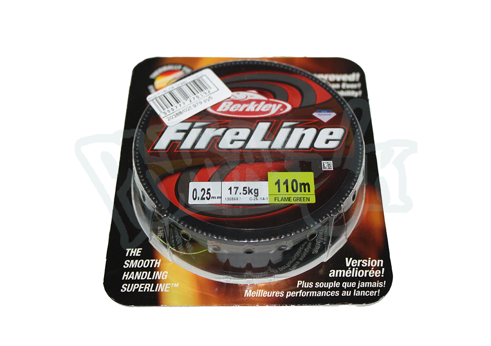 Шнур FireLine Flame Green 110м (0,25) (1308667)