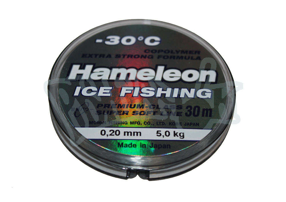 Леска Hameleon ICE Fishing 30м, серебряный (020)