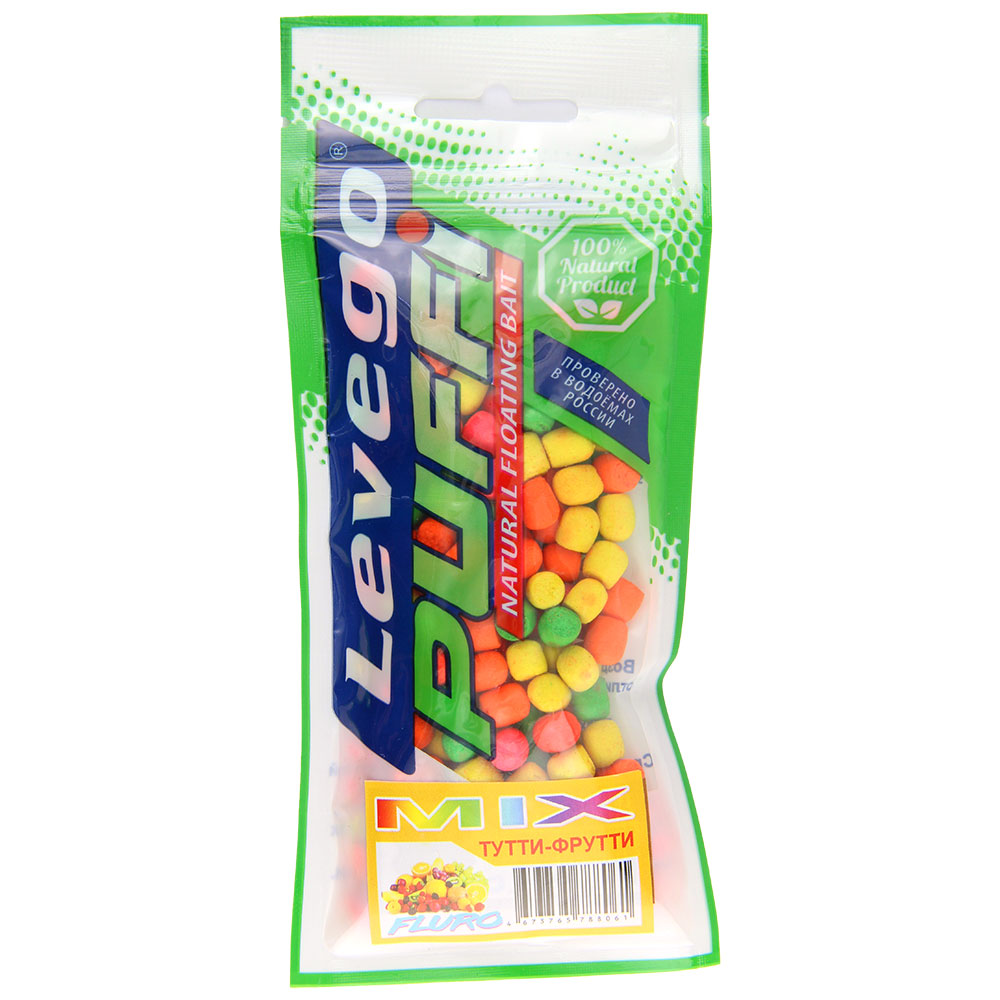 Тесто плавающее PUFFI LEVEGO mix 15гр ТУТТИ-ФРУТТИ