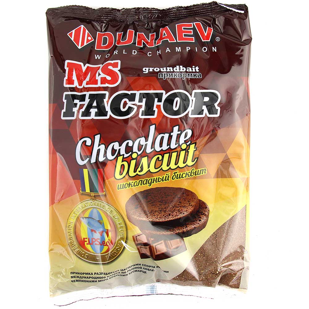 Прикормка "DUNAEV-MS FACTOR" 1кг Шоколадный бисквит