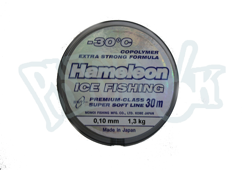 Леска Hameleon ICE Fishing 30м, серебряный (012)