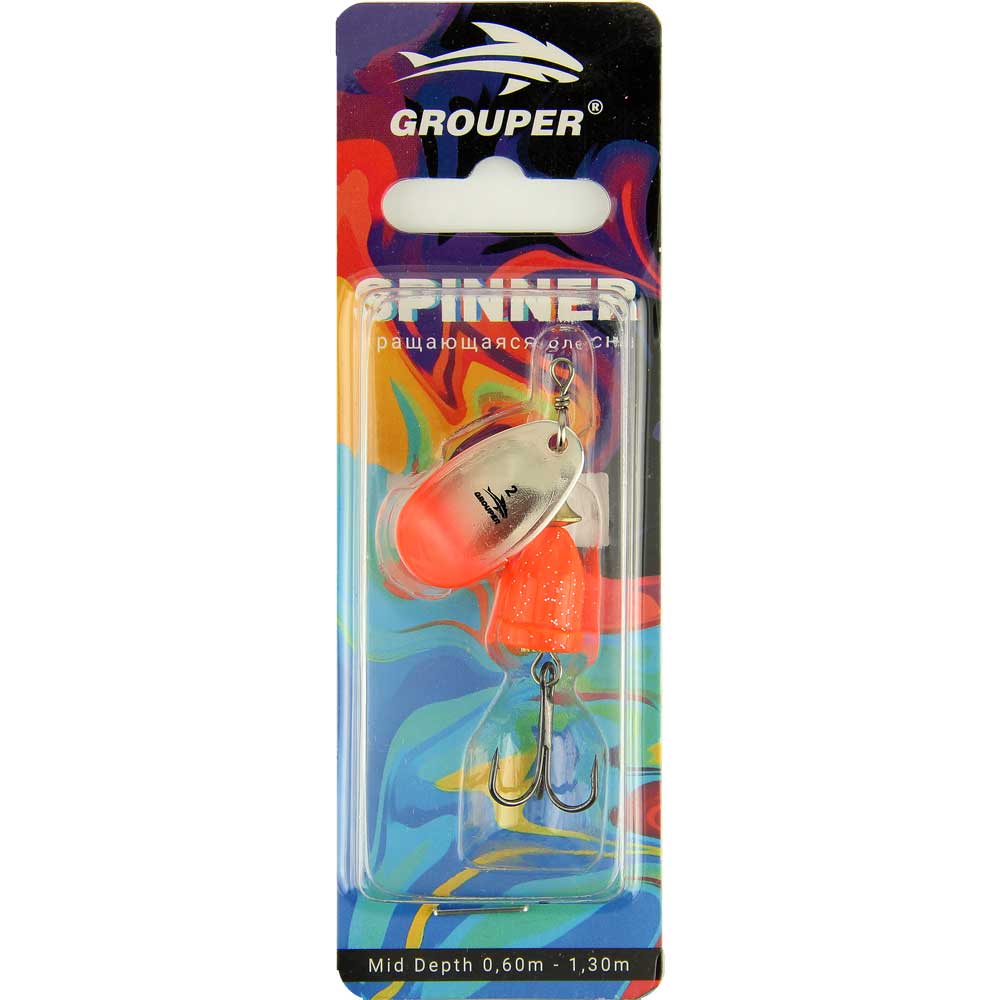 Блесна вертушка Spinner Grouper 2 цвет 003