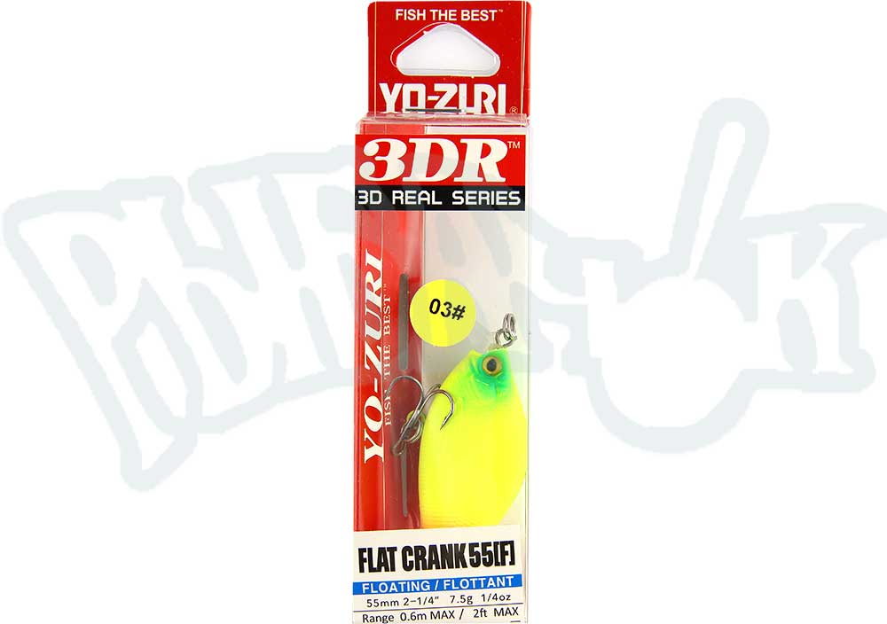 Воблер YO-ZURI 3DR CRANK (1320) 55мм, 7.5гр. (цв.03)
