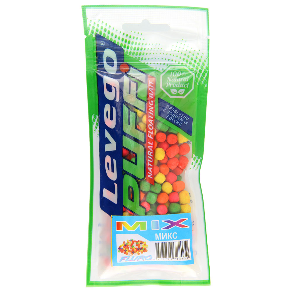 Тесто плавающее PUFFI LEVEGO mix 15гр МИКС