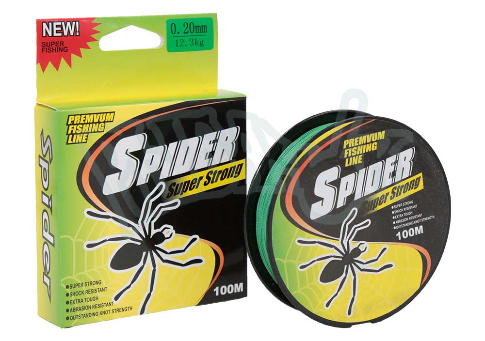 Леска плетенка SPIDER 100m (0,18)