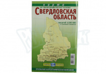 Карта Свердловская область. Географическая карта