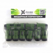 Груз-кормушка пл. X-FEEDER PL GREEN BULLET COWL SPORT 050 г (25 мл, цвет зеленый)