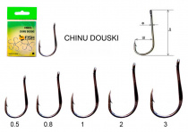 Крючок FISH CHINU DOUSKI-RING №0.5 с ушком, покр.BN (10шт)