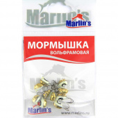 Мормышка вольфрам Marlin`s Вятская личинка-коза №3 (уп.10шт) 7101-204