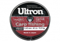 Леска ULTRON Carp Fishing100м(0,45) 19кг коричневый