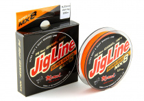 Леска плет.JigLine MX8 Super Silk 100м (037) оранж.