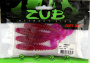 Приманка ZUB-TWIST 100мм-4шт, (цвет 130) маджента с блестками