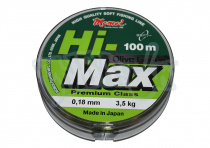 Леска Hi-Max Olive Green 100м (018)