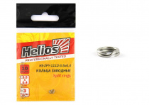 Кольца заводные d=3,5х0.4мм, 3кг (10шт/уп) Helios (HS-ZPY-1112-3,5х0,4)
