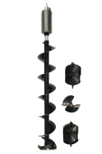 Шнек GRC пластик, две головы (LSH105-150R)