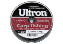 Леска ULTRON Carp Fishing100м(0,25) 7кг коричневый