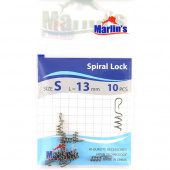 Застежки "Marlin's" Spiral Lock size S 13мм уп.10шт. SL9001-000