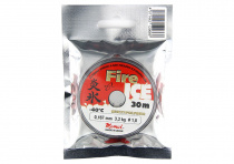 Леска Fire Ice 30м (0,091мм, 1кг) красная