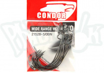 Крючки офсетные Condor Wide Range Worm,серия KAYRO,№5/0 цв.blak nikel,(10шт) (215285/0BN)